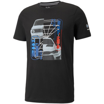 Υφασμάτινα Άνδρας T-shirt με κοντά μανίκια Puma BMW Motorsport Graphic Tee Black