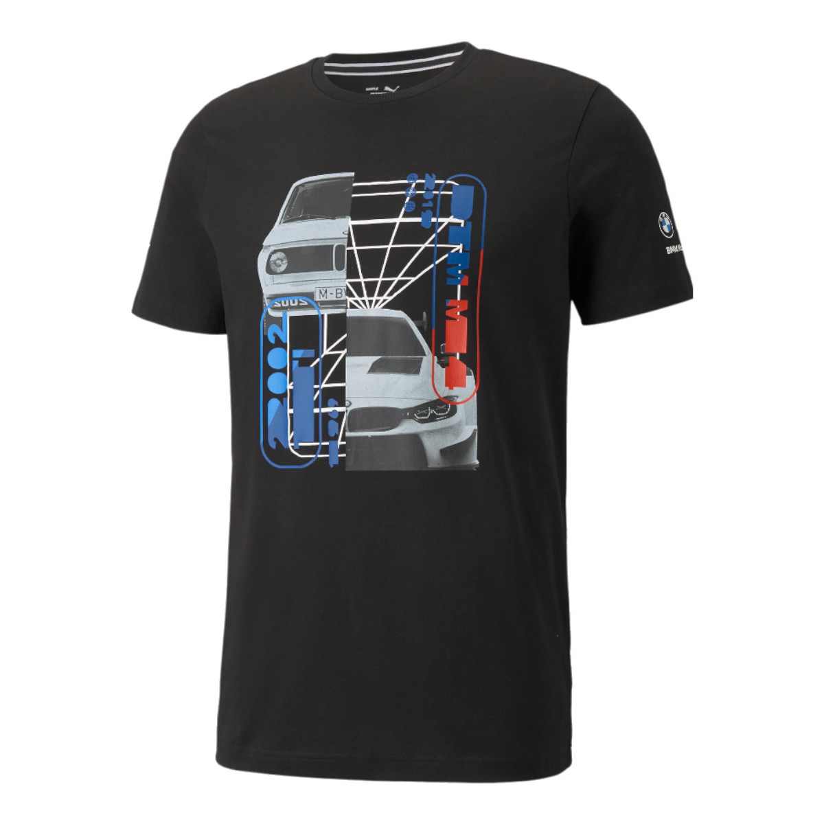 Υφασμάτινα Άνδρας T-shirt με κοντά μανίκια Puma BMW Motorsport Graphic Tee Black