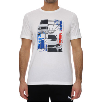 Υφασμάτινα Άνδρας T-shirt με κοντά μανίκια Puma BMW Motorsport Graphic Tee Άσπρο