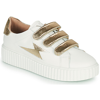 Παπούτσια Γυναίκα Χαμηλά Sneakers Vanessa Wu MARILOU Άσπρο / Gold