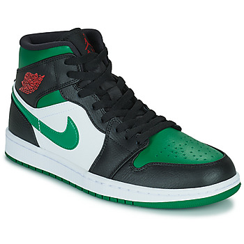 Παπούτσια Άνδρας Ψηλά Sneakers Nike AIR JORDAN 1 MID GS 'Pine Green' Άσπρο