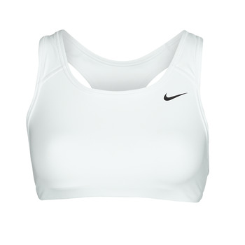 Υφασμάτινα Γυναίκα Αθλητικά μπουστάκια  Nike Swoosh Medium-Support Non-Padded Sports Bra Ασπρό / Μαυρο