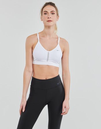 Υφασμάτινα Γυναίκα Αθλητικά μπουστάκια  Nike V-Neck Light-Support Sports Bra Ασπρό / Γκρι / Fog / Particle / Γκρι