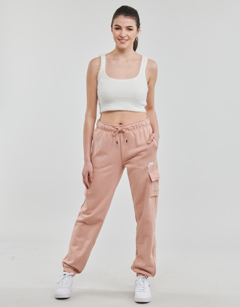 Υφασμάτινα Γυναίκα Φόρμες Nike Mid-Rise Cargo Pants Ροζ / Whisper / Ασπρό