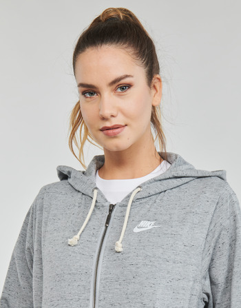 Nike Full-Zip Hoodie Dk / Γκρι / Heather / Ασπρό