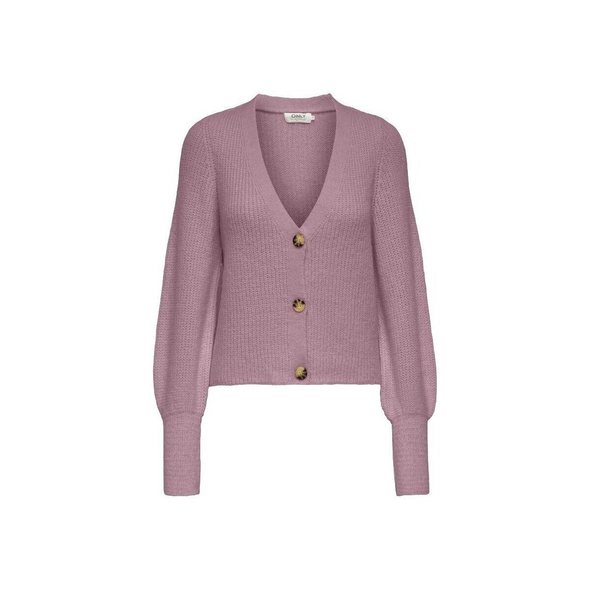Only  Πουλόβερ Only Cardigan Clare - Elderberry