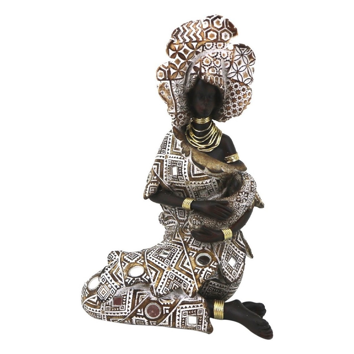 Σπίτι Αγαλματίδια και  Signes Grimalt Αφρικανική Φιγούρα Grey