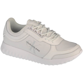 Παπούτσια Γυναίκα Χαμηλά Sneakers Calvin Klein Jeans Runner Laceup Άσπρο