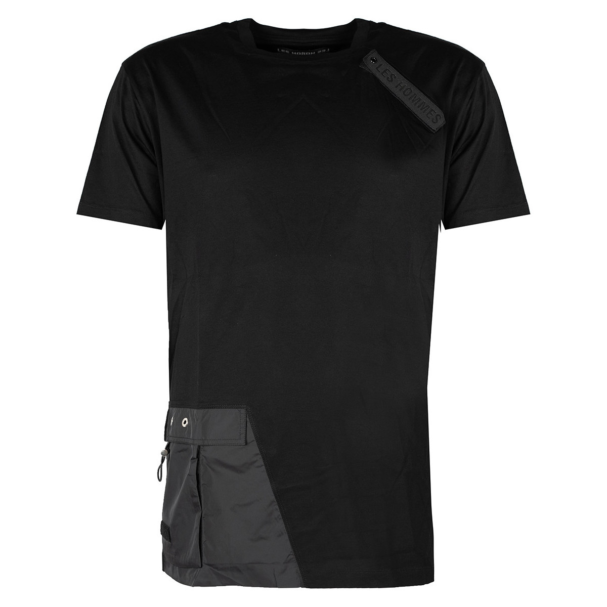 T-shirt με κοντά μανίκια Les Hommes LKT152 703 | Oversized Fit Mercerized Cotton T-Shirt