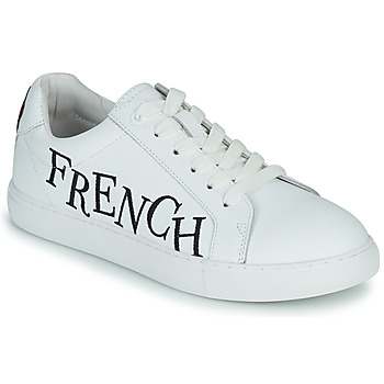 Παπούτσια Κορίτσι Χαμηλά Sneakers Bons baisers de Paname SIMONE MOULIN ROUGE FRANCH CANCAN Άσπρο / Red / Μπλέ