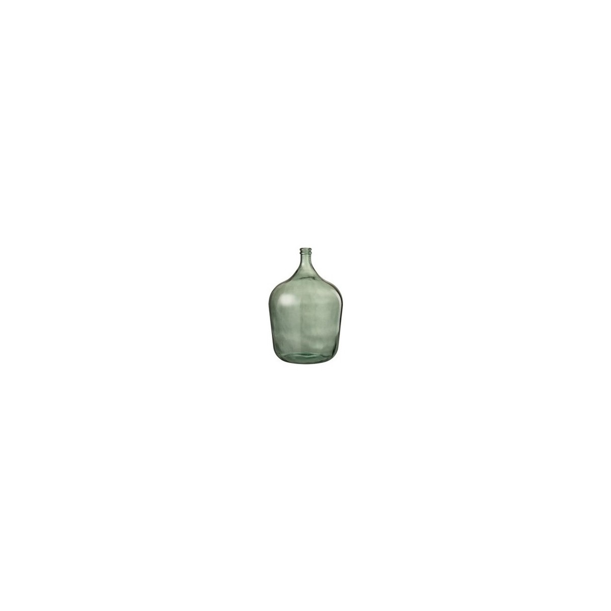 Σπίτι Βάζα / caches pots J-line VASE CARAFE VERRE VERT L (35.5x35.5x56cm) Green