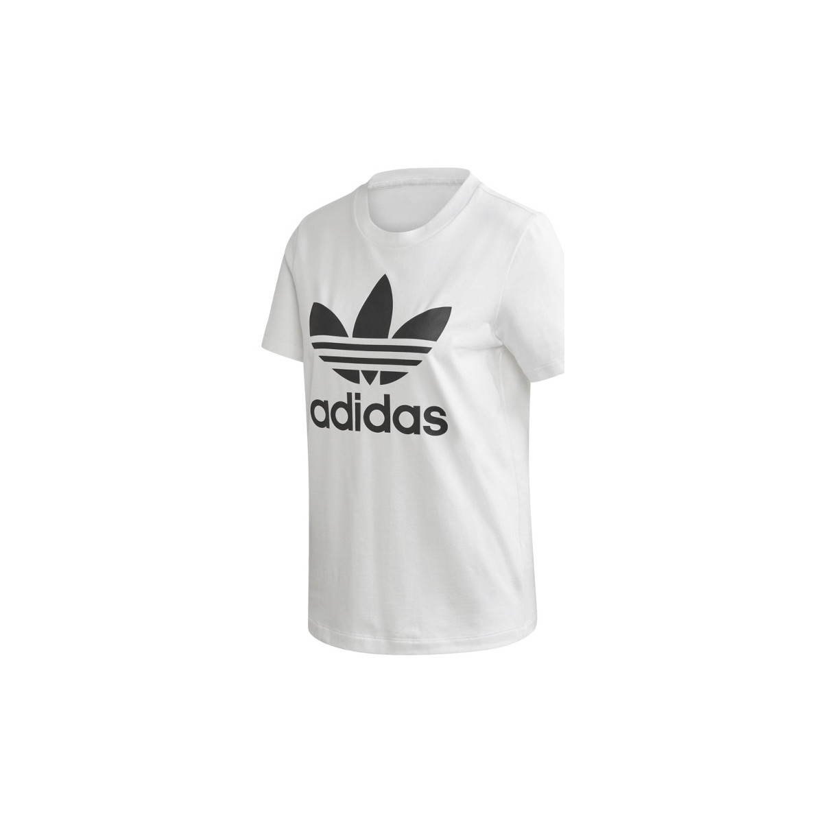 Υφασμάτινα Γυναίκα T-shirt με κοντά μανίκια adidas Originals adidas Trefoil Tee Άσπρο