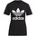 Υφασμάτινα Γυναίκα T-shirt με κοντά μανίκια adidas Originals adidas Adicolor Classics Trefoil Tee Black