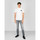 Υφασμάτινα Άνδρας Πόλο με κοντά μανίκια  Les Hommes LKT500 731U | Slim Fit Pique Polo with Metal Logo Άσπρο