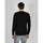 Υφασμάτινα Άνδρας Πουλόβερ Les Hommes LKK103-606U | Fit Jumper In Fine Gage Pocket With Zip Black