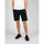 Υφασμάτινα Άνδρας Σόρτς / Βερμούδες Les Hommes LKJ501 756A | Short Sweatpants in Mercerized Cotton Black