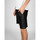 Υφασμάτινα Άνδρας Σόρτς / Βερμούδες Les Hommes LKJ501 756A | Short Sweatpants in Mercerized Cotton Black