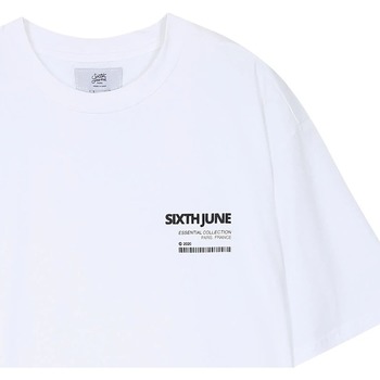 Υφασμάτινα Άνδρας T-shirt με κοντά μανίκια Sixth June T-shirt  Barcode Άσπρο