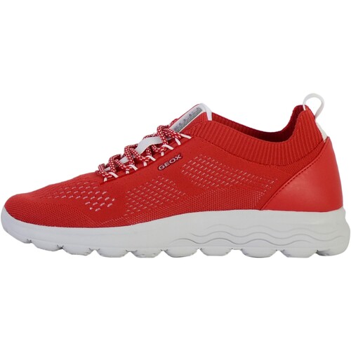 Παπούτσια Γυναίκα Χαμηλά Sneakers Geox 178926 Red