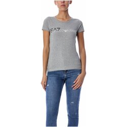 Υφασμάτινα Γυναίκα T-shirts & Μπλούζες Emporio Armani EA7 6KTT58 TJ2HZ Grey