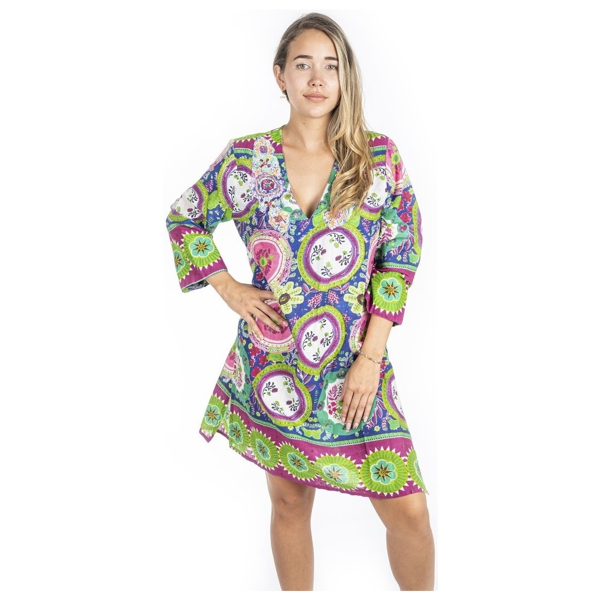 Υφασμάτινα Γυναίκα Φορέματα Isla Bonita By Sigris Kurta. Multicolour