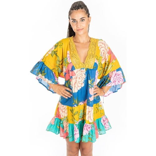 Υφασμάτινα Γυναίκα Κοντά Φορέματα Isla Bonita By Sigris Κοντό Φόρεμα Multicolour