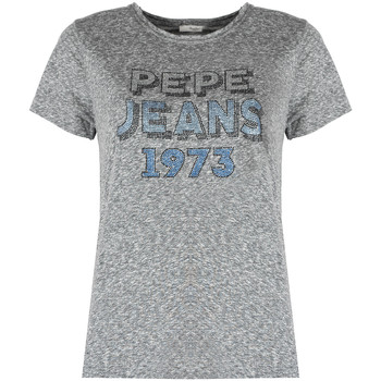 Υφασμάτινα Γυναίκα T-shirt με κοντά μανίκια Pepe jeans PL504817 | Bibiana Grey
