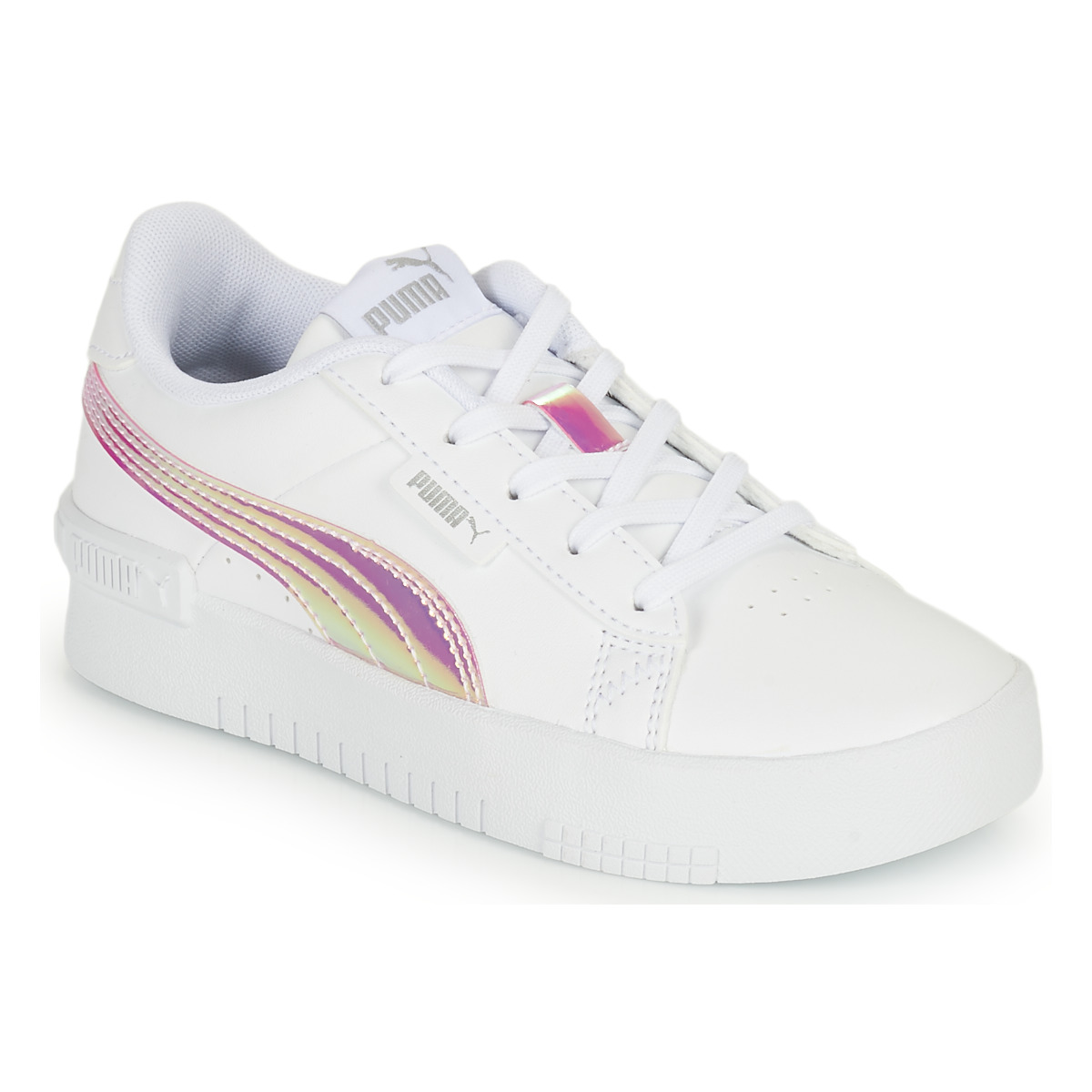 Παπούτσια Κορίτσι Χαμηλά Sneakers Puma Jada Holo PS Άσπρο / Ροζ