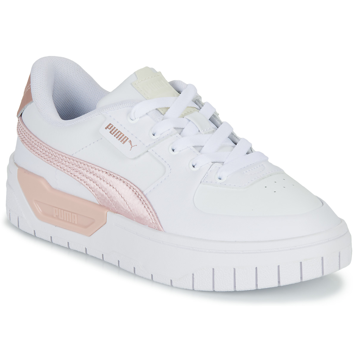 Παπούτσια Παιδί Χαμηλά Sneakers Puma Cali Dream Shiny Pack Jr Άσπρο / Ροζ