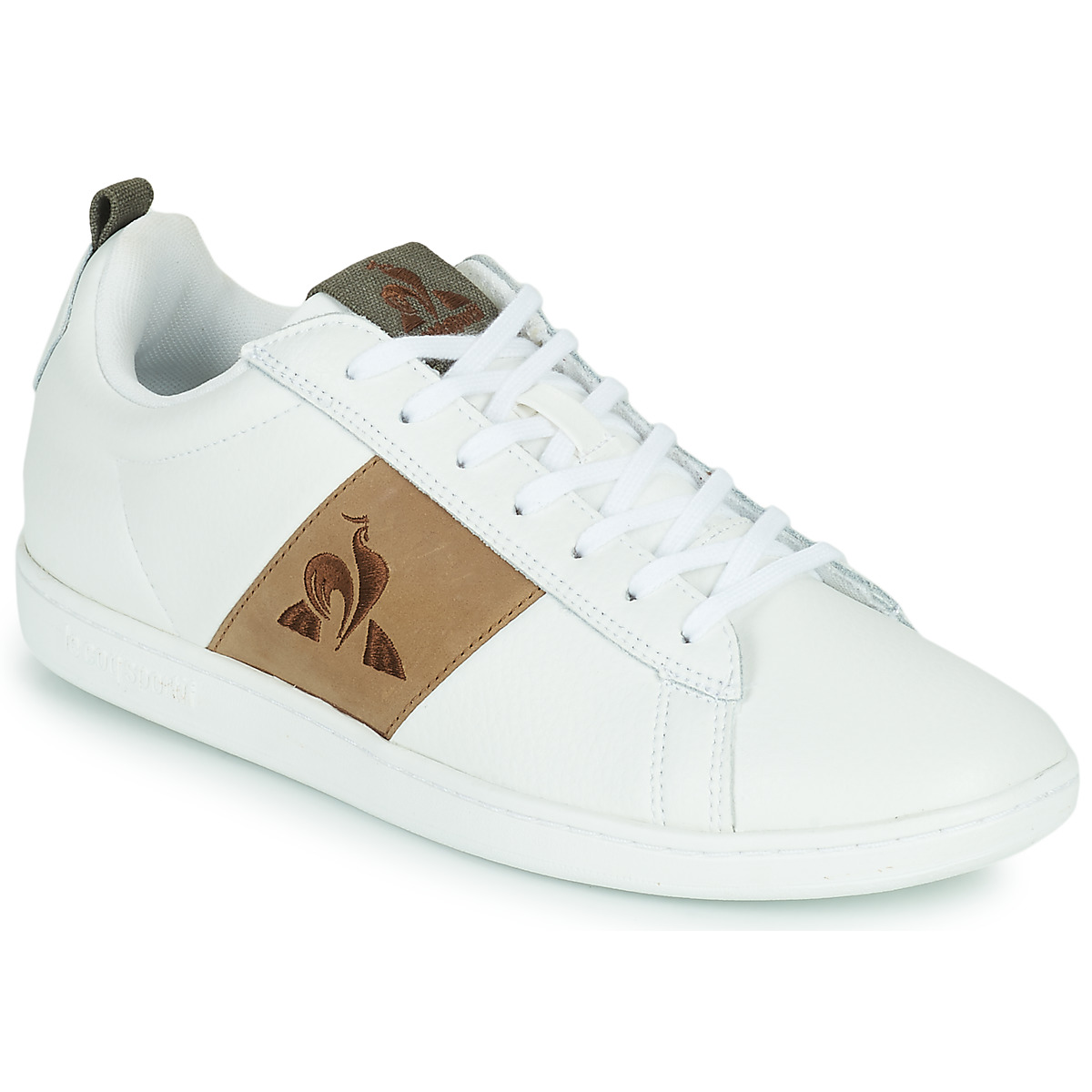 Παπούτσια Άνδρας Χαμηλά Sneakers Le Coq Sportif COURTCLASSIC WORKWEAR LEATHER Άσπρο / Brown