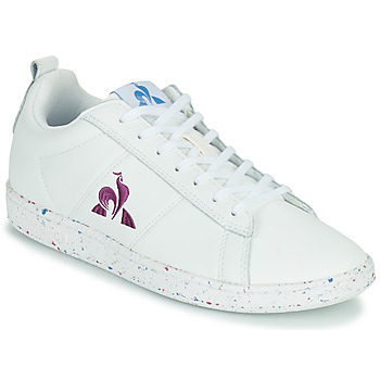 Παπούτσια Γυναίκα Χαμηλά Sneakers Le Coq Sportif COURTCLASSIC W SPORT Άσπρο / Violet