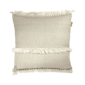 Σπίτι Μαξιλάρια Malagoon Offwhite fringe cushion Άσπρο
