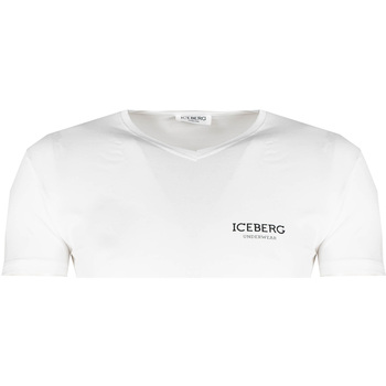 Υφασμάτινα Άνδρας T-shirt με κοντά μανίκια Iceberg  Άσπρο