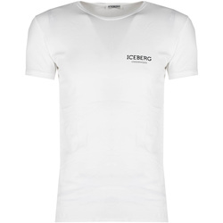 Υφασμάτινα Άνδρας T-shirt με κοντά μανίκια Iceberg ICE1UTS01 Άσπρο