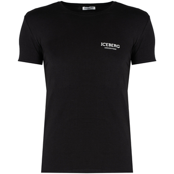 Υφασμάτινα Άνδρας T-shirt με κοντά μανίκια Iceberg ICE1UTS01 Black