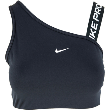 Υφασμάτινα Γυναίκα Αθλητικά μπουστάκια  Nike Dri-Fit Swoosh Medium Support 1 Piece Pad Asymmetrical Black