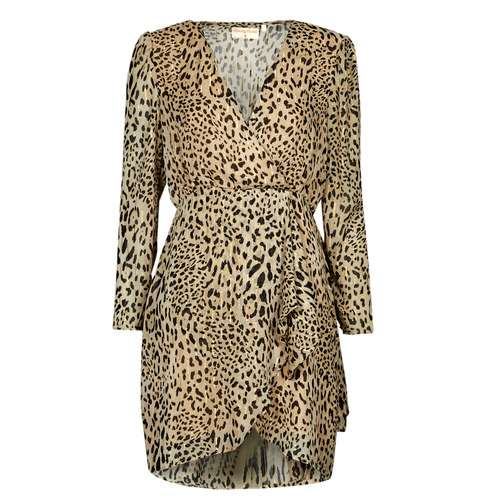 Υφασμάτινα Γυναίκα Κοντά Φορέματα Moony Mood LAUDALIE Leopard
