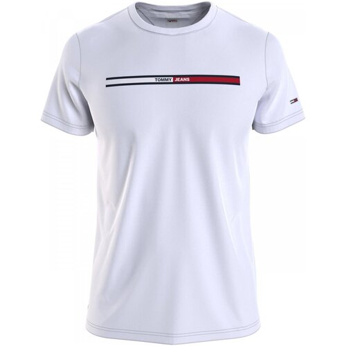 Υφασμάτινα Άνδρας T-shirt με κοντά μανίκια Tommy Jeans DM0DM13509 Άσπρο