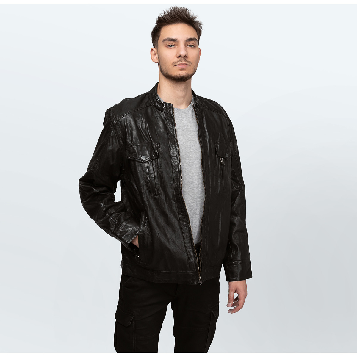 Σακάκι/Blazers Cameleon Men's Leather Jacket K2922