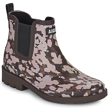 Παπούτσια Γυναίκα Μπότες βροχής Aigle CARVILLE PT 2 Brown / Ροζ
