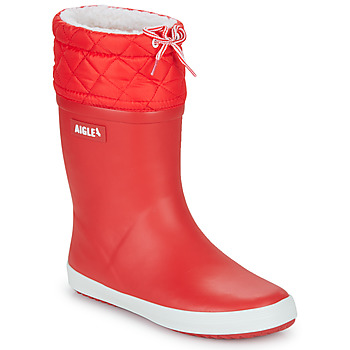 Παπούτσια Παιδί Snow boots Aigle GIBOULEE 2 Red / Άσπρο