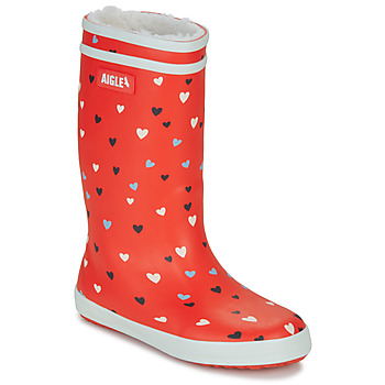 Παπούτσια Παιδί Μπότες βροχής Aigle LOLLY POP F PT2 Red / Άσπρο