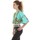 Υφασμάτινα Γυναίκα T-shirt με κοντά μανίκια Versace Jeans Couture 72HAH623-JS049 Green
