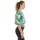 Υφασμάτινα Γυναίκα T-shirt με κοντά μανίκια Versace Jeans Couture 72HAH623-JS049 Green