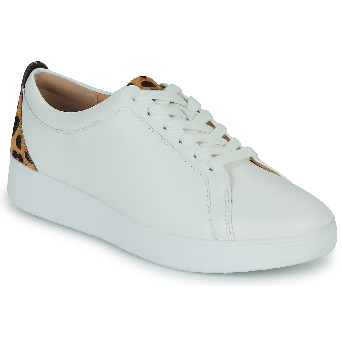 Παπούτσια Γυναίκα Χαμηλά Sneakers FitFlop RALLY Άσπρο / Leopard