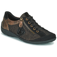 Παπούτσια Γυναίκα Χαμηλά Sneakers Remonte Dorndorf R3415 Black / Gold