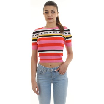 Υφασμάτινα Γυναίκα T-shirt με κοντά μανίκια Chiara Ferragni 72CBFM02-CMH03 Multicolour