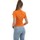 Υφασμάτινα Γυναίκα T-shirt με κοντά μανίκια Chiara Ferragni 72CBHT17-CJT00 Orange