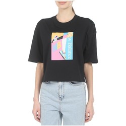 Υφασμάτινα Γυναίκα T-shirt με κοντά μανίκια New Balance  Black