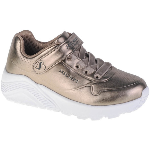 Παπούτσια Κορίτσι Χαμηλά Sneakers Skechers Uno Lite - Chrome Steps Silver